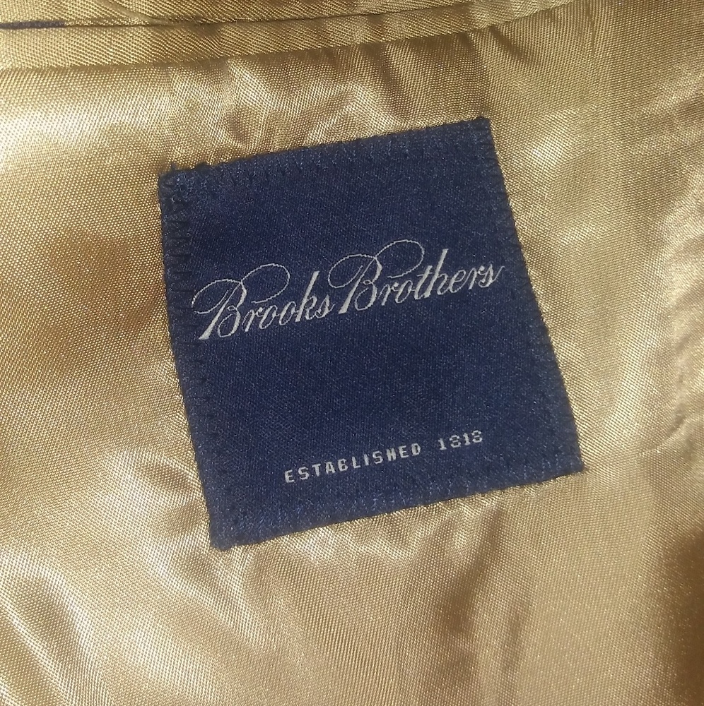 Brooks Brothers 100% Worsted Wool Blazer 43L - Picture 7 of 7